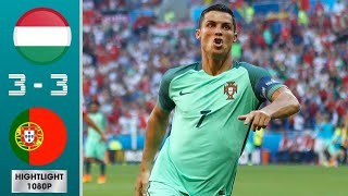 Hungary vs Portugal 33 Highlights amp Goals  Euro 2016 Group F  Classic Match HD [upl. by Dorrie]