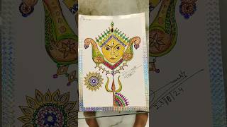 Durga Maa drawing [upl. by Anialad]