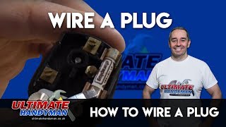 how to wire a plug  ultimate handyman DIY tips [upl. by Locin586]