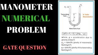 Manometer Numerical Problem [upl. by Aneertak]