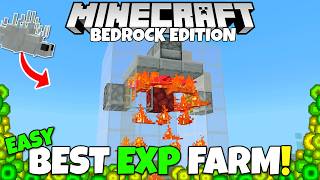 THE BEST EXP FARM in Minecraft 50 Levels in 40 Seconds Minecraft Bedrock Silverfish Farm Tutorial [upl. by Kramer]