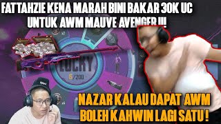 FATTAHZIE KENA MARAH BINI BAKAR SKIN AWM BERHARGA RM200000 [upl. by Yasmine]