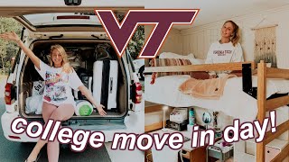 COLLEGE MOVE IN DAY 2019  Virginia Tech [upl. by Engvall9]