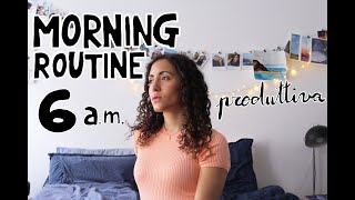 6am morning routine invernale produttiva e motivante [upl. by Anedal]