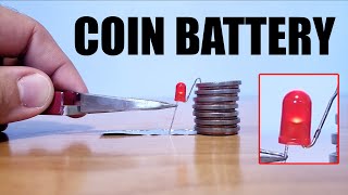 Make a Battery with Coins  Science Experiment [upl. by Volnak]