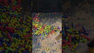 Before Nerf battles we prep the arena with efficient ammo sorting and cleanup nerf dentontx fun [upl. by Elegna]