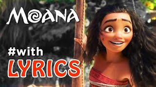 MOANA song quotHow Far Ill Goquot with LYRICS [upl. by Neufer135]