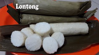 Lontong bungkus daun pisang mudah enak di jamin berhasil [upl. by Deanna305]