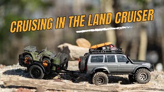 Toyota Land Cruiser LC80 118 Scale RC FMS FCX18 [upl. by Hallimaj]