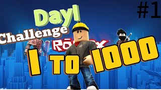 Day1 of Challenge Level1to1000 in RobloxAXIFER GAMING [upl. by Auqenwahs]