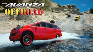 KONVOI TOYOTA AVANZA DIPAKE OFFROAD IDAMAN KELUARGA  GTA 5 KOCAK [upl. by Syck]