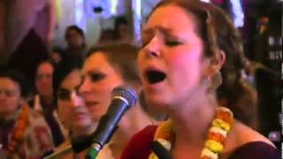 Jahnavi Devi Dasi at Kirtan Mela Mayapur 2014 Day 2  Bhajan Bhakti Chanting of Mahamantra ISKCON [upl. by Euqinor21]