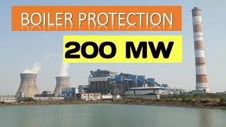 Boiler protection for 200 MW unit thermal power plant  Reason of boiler trip  Boiler interlock [upl. by Jer]