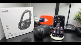 TOZO HT2 Hybrid Active Noise Cancelling Headphones TOZO HT2 [upl. by Navets]