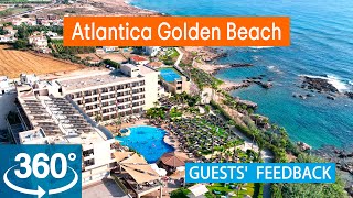 Atlantica Golden Beach 360° Drone Review Based on TripAdvisor Cyprus [upl. by Llennhoj]