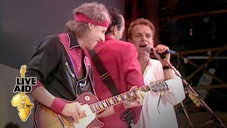 Dire Straits  Sting  Money For Nothing Live Aid 1985 [upl. by Annelak]