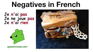 Negatives in French  A Twitter Story [upl. by Arabele]