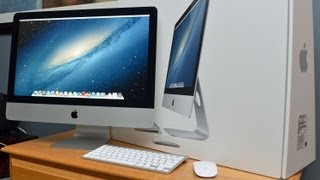 New Apple iMac 2012 215quot Unboxing amp Demo [upl. by Sapowith]