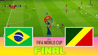 BRAZIL vs CONGO  Final FIFA World Cup 2026  Full Match All Goals  Football Match NEW [upl. by Grefer]