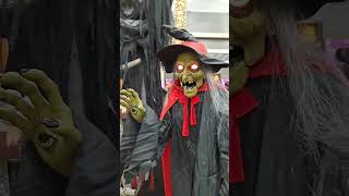 Spellcasting Witch Animatronic at Home Depot [upl. by Norah]