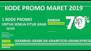 KODE PROMO GRAB MARET 2019 [upl. by Gittel]