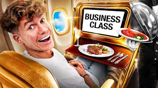 Ich fliege zum 1 Mal BUSINESS CLASS nach NEW YORK [upl. by Cindee]