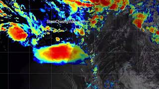 Satellite of the Tonga Volcano Eruption With Multi Spectrum Satellite View [upl. by Oivlis20]