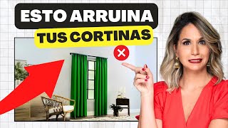 NO HAGAS ESTO A TUS CORTINAS 😱  Tips para Decorar de Lujo  Diseño de interiores Elegantes [upl. by Holly-Anne]