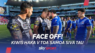 FACE OFF KIWIS HAKA vs TOA SAMOA SIVA TAU  One of the most incredible challenges youll ever see [upl. by Button]