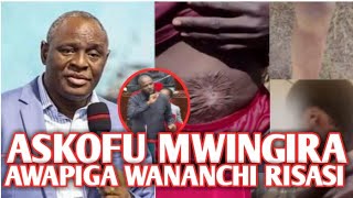 ASKOFU MWINGIRA ATUHUMIWA KUWAPIGA RISASI WANANCHI TUMBONI KICHWANI NA KUWAVUNJA MIGUU WASITEMBEE [upl. by Bridie]