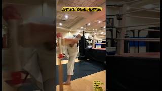 Advanced KARATE TRAINING makiwara karate martialarts [upl. by Nuzzi]