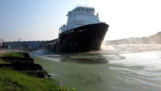 HOS WILDWING bow view  Leevac Shipyards LLC [upl. by Pavla]