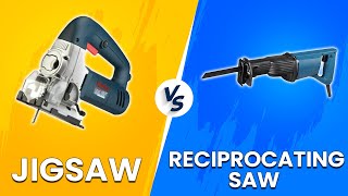 Jigsaw vs Reciprocating Saw  A Saws Comparison Which Saw Is The Best For Your Work [upl. by Nywles357]