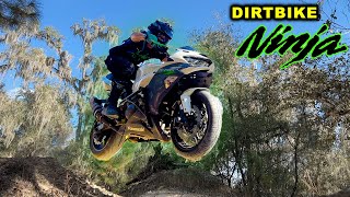 Sending Dirt Jumps On My Streetbike [upl. by Asilej]