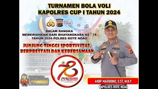 FINAL JUARA 34  BANTE vs KODIM 1627  TURNAMEN BOLA VOLI KAPOLRES ROTE NDAO CUP I 2024 [upl. by Pattin632]