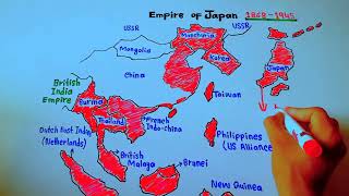 Japanese Empire  Empire of Japan  Japanese Empire Map  Imperial Japan  5min Knowledge [upl. by Rezal963]