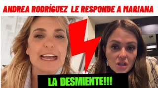 Andrea Rodriguez le RESPONDE a MARIANA ECHEVERRIA [upl. by Jessi]