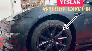 Yeslak Wheel Cover for 20172023 Tesla Model 3 [upl. by Nenad]