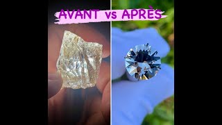 Facettage  Quartz fumé des Pyrénées Atlantique 💎 356 ct [upl. by Abocaj]