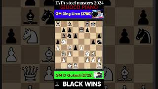 Ding Liren vs D Gukesh  Tata Steel 2024 II [upl. by Ameyn]