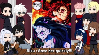 Past Jujutsu Kaisen React To Demon Slayer  kny  jjk  meme [upl. by Stimson]