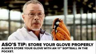 Breaking in an Outfield Baseball Glove [upl. by Ronen]