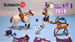 Schleich Horse Club Advent Calendar 2018 Unboxing  Schleich 97780 [upl. by Anoyek]