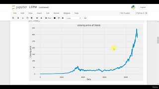 Lecture 54 Stock Price Prediction using LSTM [upl. by Refynnej537]