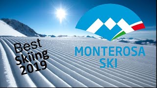 Best Skiing 2019 Monterosa Ski Italy [upl. by Salba442]