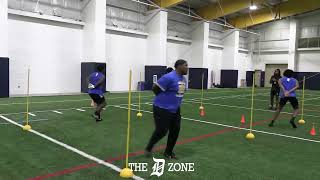 Cass Tech 2025 DT Logan Howell highlights from Rising Stars Top 250 Showcase [upl. by Nylasej]