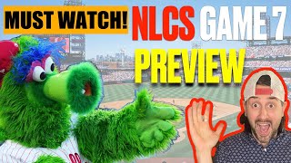 Phillies VS Diamondbacks NLCS GAME 7 Preview MUST WATCH mlb sports Phillies [upl. by Sihtnyc]