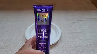 Loreal EverPure Purple Shampoo Review [upl. by Birkle]