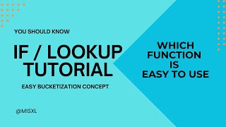 Excel Nested IF and Lookup FunctionWhich is easy to use for bucketizationHindi Tutorial [upl. by Yuk]