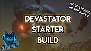 Outriders  Devastator Starter Build  NO LEGENDARIES OR TIER 3 MODS [upl. by Constantin614]